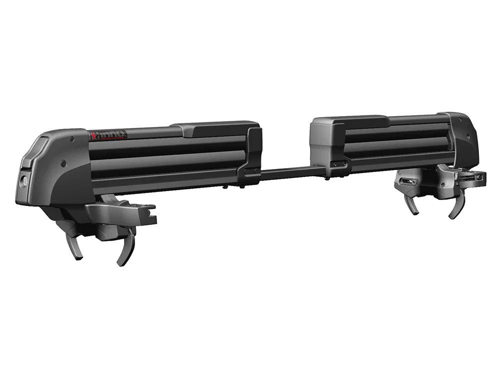 INA951 – INNO RACKS Ski Carrier - Roof Rack Kit, Holds Up to 6 Fat Skis Or 4 Snowboards Non-Locking Black With Mounti...